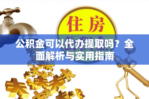 洛隆公积金可以代办提取吗？全面解析与实用指南