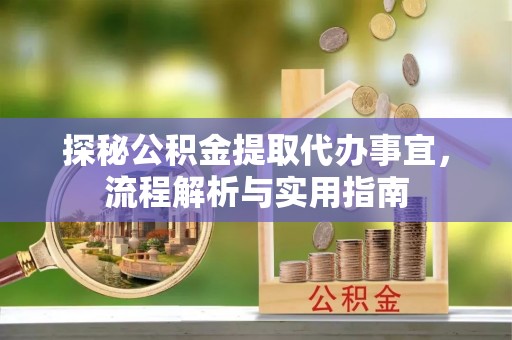 洛隆探秘公积金提取代办事宜，流程解析与实用指南