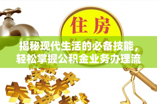 洛隆揭秘现代生活的必备技能，轻松掌握公积金业务办理流程