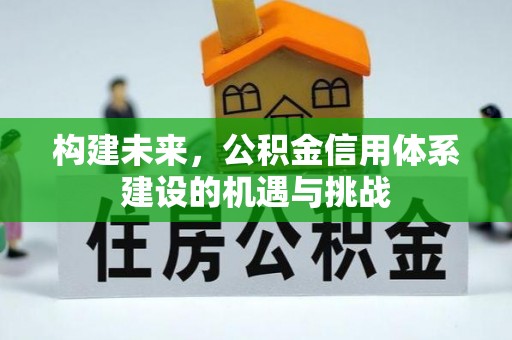 洛隆构建未来，公积金信用体系建设的机遇与挑战